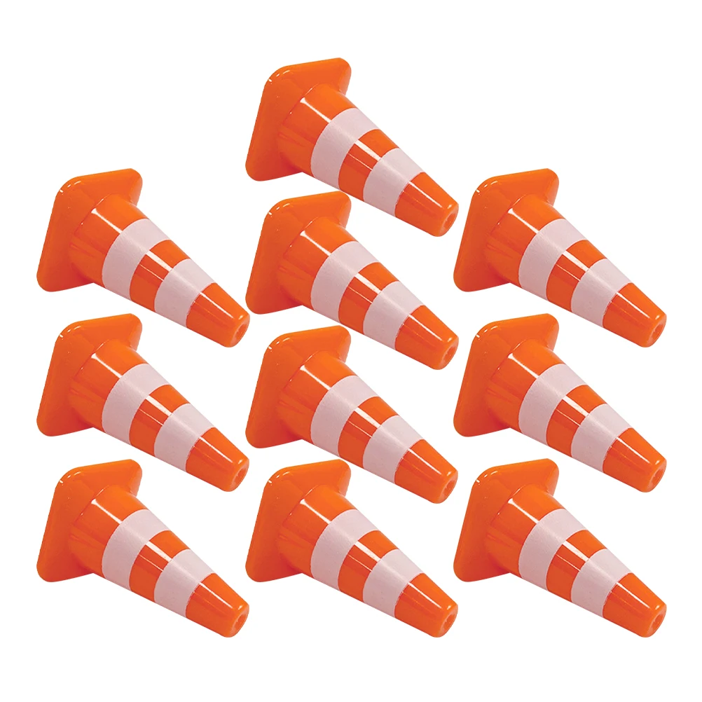 10 Pcs Traffic Cone Accessories Miniature Barrier Cones for Sports Training Toy Small Ornament Puzzle Parking Road
10 Pcs Traffic Cone Accessories Miniature Barrier Cones for Sports Training Toy Small Ornament Puzzle Parking Road