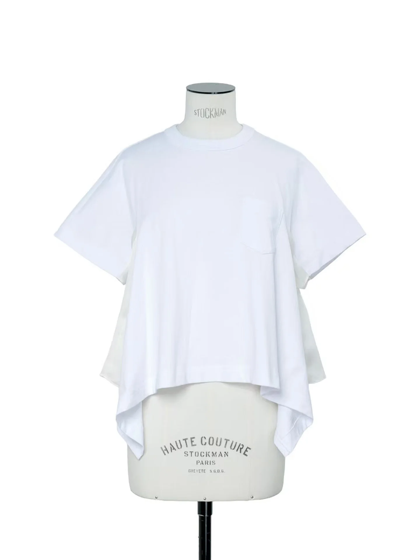 SACAI Casual Style Irregular Splicing Short Sleeve T-Shirt Spring 2026 Ladies Fashion round Neck Other Material 100%
SACAI Casual Style Irregular Splicing Short Sleeve T-Shirt Spring 2026 Ladies Fashion round Neck Other Material 100%