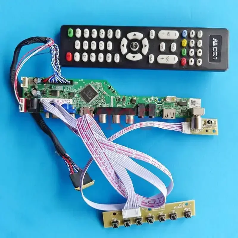 Плата драйвера контроллера для LTN160AT06-A01/H01/T01/U01 DIY Kit USB + AV + VGA + HDMI TV Аналоговый 16 "LVDS 40-контактный матрица для ноутбука 1366x768
Плата драйвера контроллера для LTN160AT06-A01/H01/T01/U01 DIY Kit USB + AV + VGA + HDMI TV Аналоговый 16 "LVDS 40-контактный матрица для ноутбука 1366x768