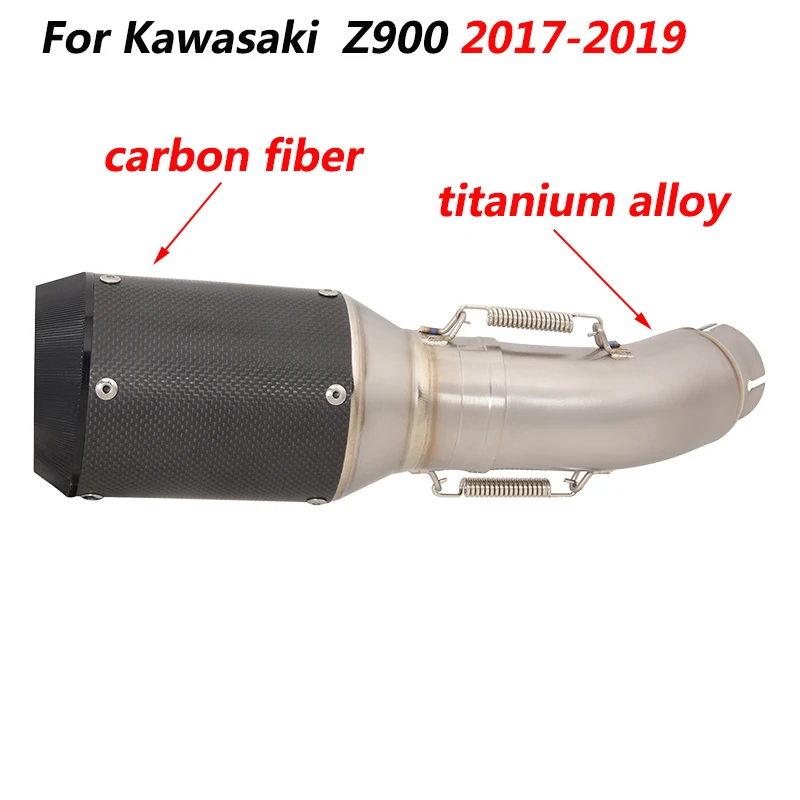 Escape Motorcycle Middle Connect Pipe And Muffler Titanium Alloy Exhaust System For Kawasaki Z900 2017-2019
Escape Motorcycle Middle Connect Pipe And Muffler Titanium Alloy Exhaust System For Kawasaki Z900 2017-2019