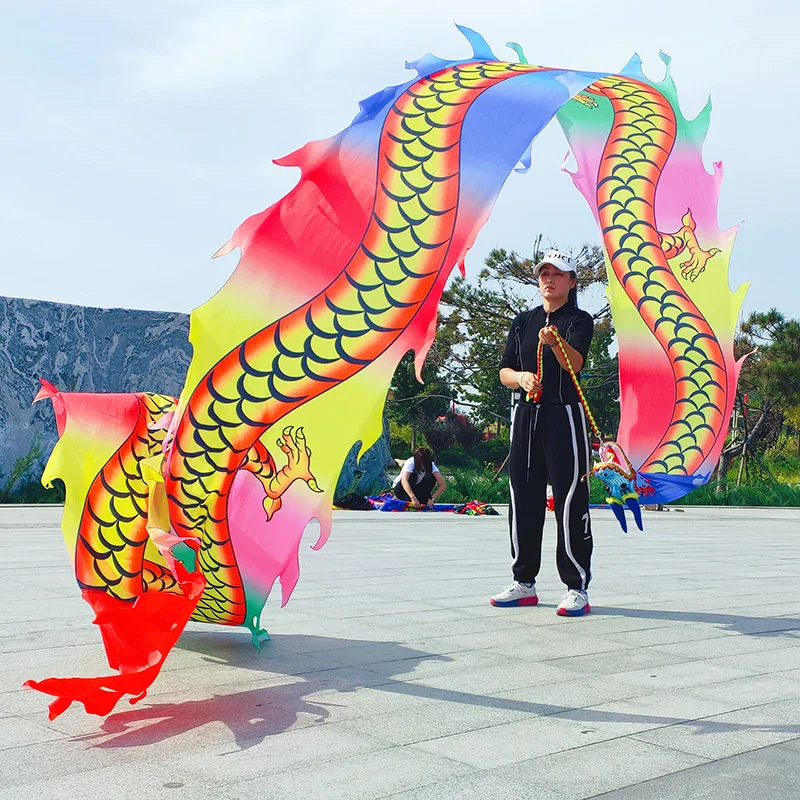 6/8/10m Adult Fitness Dragon Dance Ribbon Red Chinese New Year Colorful Dragon Dance Stage Performance Props
6/8/10m Adult Fitness Dragon Dance Ribbon Red Chinese New Year Colorful Dragon Dance Stage Performance Props