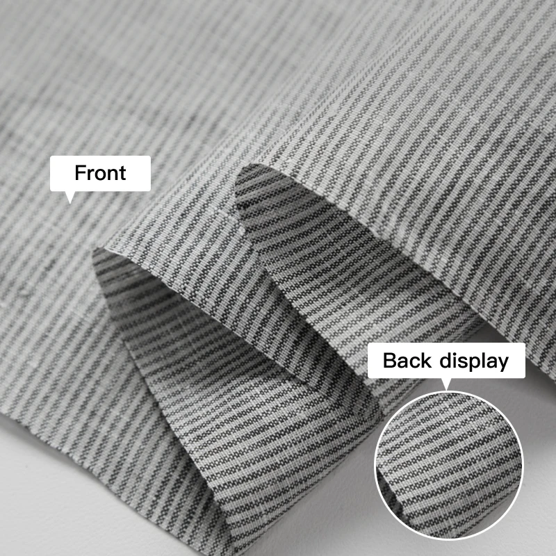 1m/2m/3m Premium Breathable Natural Flax 100% Linen Striped Fabric for Pants, Shirts, Dresses, Home Textiles DIY Sewing Fabric
1m/2m/3m Premium Breathable Natural Flax 100% Linen Striped Fabric for Pants, Shirts, Dresses, Home Textiles DIY Sewing Fabric