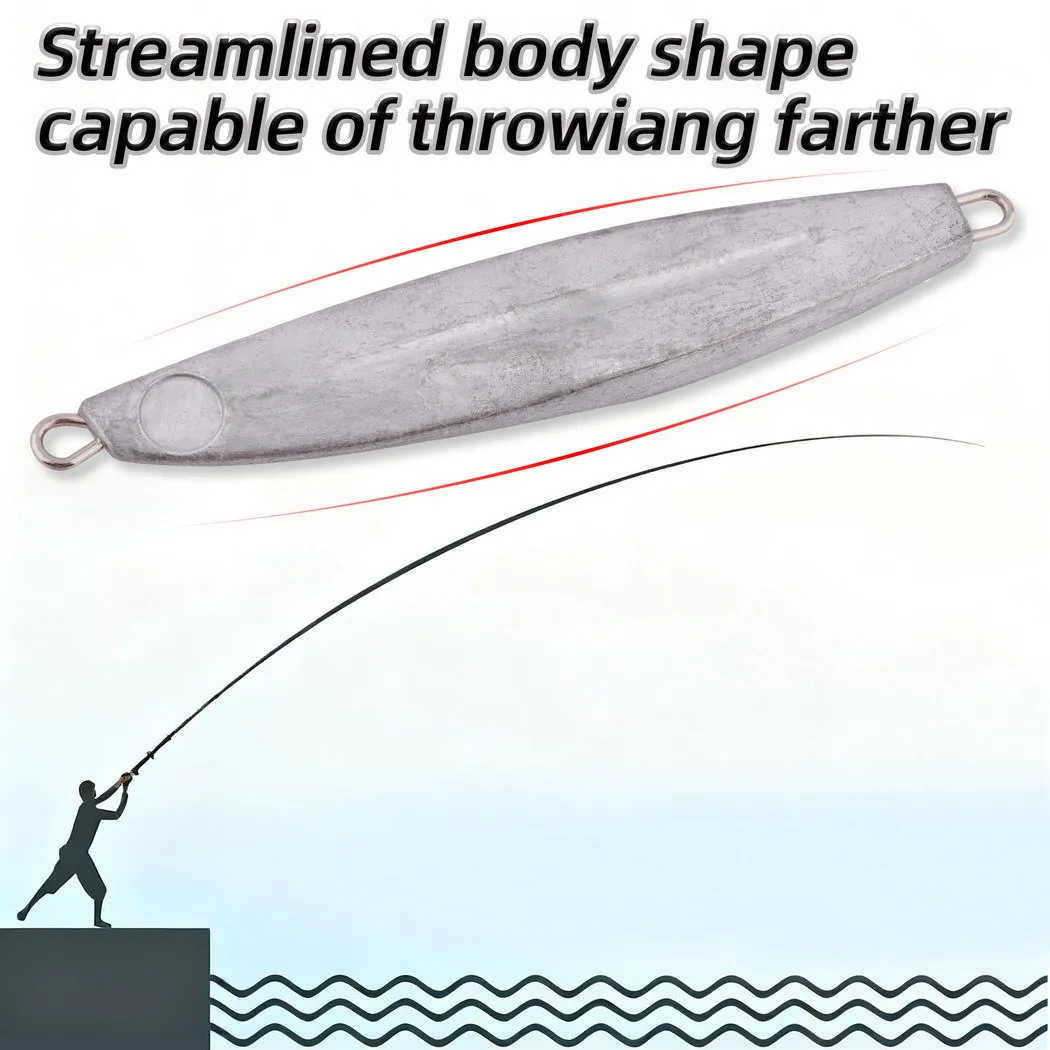 Metal Jig Blank Fishing Lure Weighted Sharp Blade Hook Long Casting Freshwater Saltwater High Catch Rate For Bass Snapper Trout
Metal Jig Blank Fishing Lure Weighted Sharp Blade Hook Long Casting Freshwater Saltwater High Catch Rate For Bass Snapper Trout