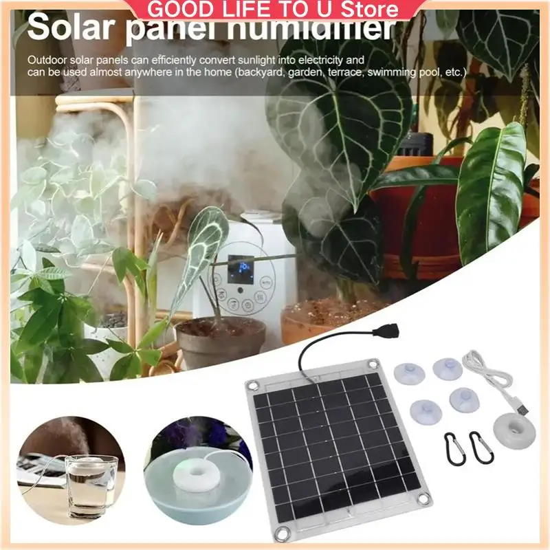 Solar Panel Humidifier 10W Single Sided Portable USB Atomizer Energy Saving Moisturizing Water Pump Gardening Supplies-ABGL
Solar Panel Humidifier 10W Single Sided Portable USB Atomizer Energy Saving Moisturizing Water Pump Gardening Supplies-ABGL
