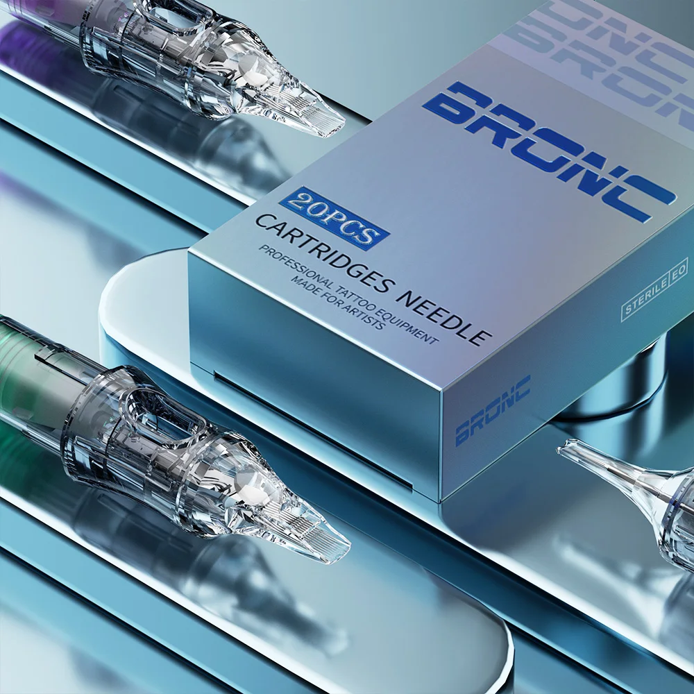 BRONC 20PCS RL/RS/RM/M1 Professional Tattoo Cartridge Needles with Membrane Safety Cartridge Disposable Tattoo Needle for Artist
BRONC 20PCS RL/RS/RM/M1 Professional Tattoo Cartridge Needles with Membrane Safety Cartridge Disposable Tattoo Needle for Artist