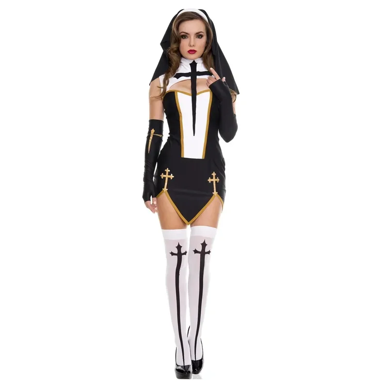 ❤️❤️❤️Women's Sexy Nun Cosplay Costume Carnival Halloween Fantasia Cosplay Costume Carnival Halloween Fantasia Fancy Dres❤️⭐️❤️
❤️❤️❤️Women's Sexy Nun Cosplay Costume Carnival Halloween Fantasia Cosplay Costume Carnival Halloween Fantasia Fancy Dres❤️⭐️❤️