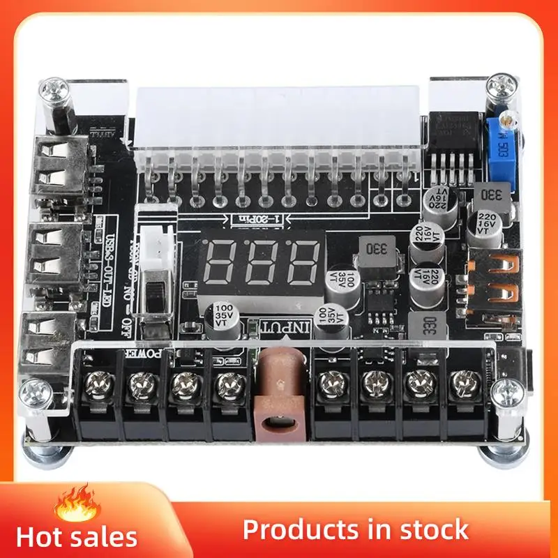 B53C New 20/24 Pin ATX Power Adapter Board Pd2.0/Pd3.0 Power Module Adapter Adjustable Voltage With Red Digital Display
B53C New 20/24 Pin ATX Power Adapter Board Pd2.0/Pd3.0 Power Module Adapter Adjustable Voltage With Red Digital Display