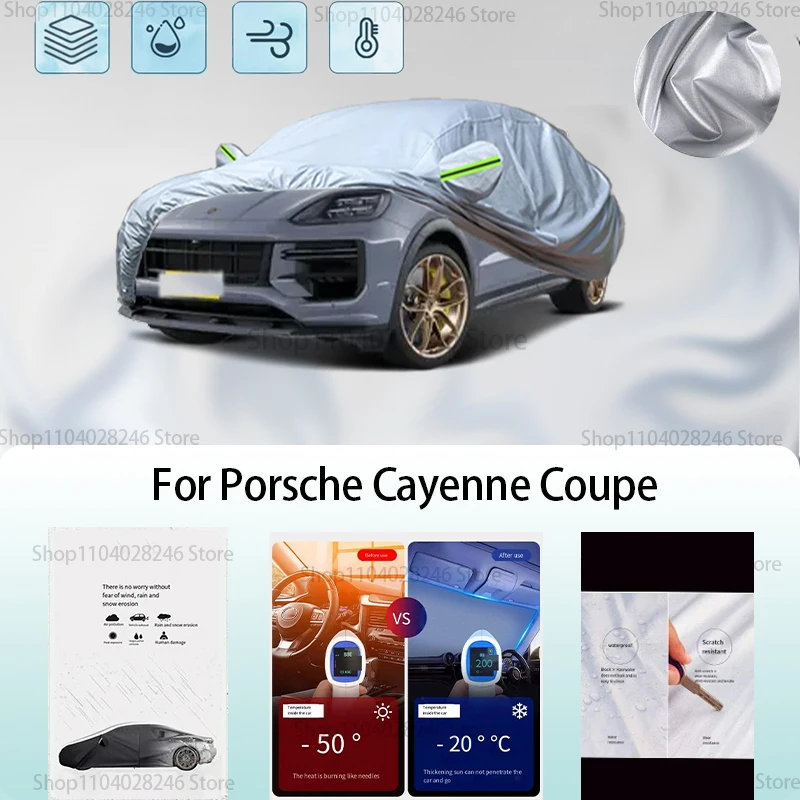For Porsche Cayenne Coupe Car clothing sun protection snow prevention antifreeze car protective cover auto cover
For Porsche Cayenne Coupe Car clothing sun protection snow prevention antifreeze car protective cover auto cover