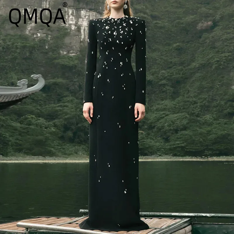 QMQA модное женское лоскутное платье с бриллиантами, круглый вырез, длинный рукав, высокая талия, утягивающие вечерние платья, женская одежда 1A549
QMQA модное женское лоскутное платье с бриллиантами, круглый вырез, длинный рукав, высокая талия, утягивающие вечерние платья, женская одежда 1A549