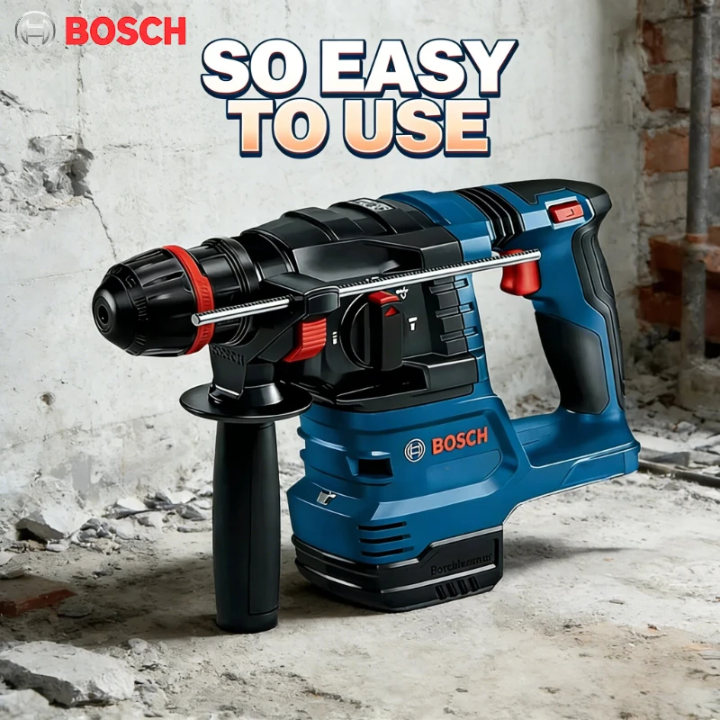 BOSCH GBH 18V-22X 18V Brushless Cordless Rotary Hammer SDS PLUS Impact Drill Power Tool
BOSCH GBH 18V-22X 18V Brushless Cordless Rotary Hammer SDS PLUS Impact Drill Power Tool