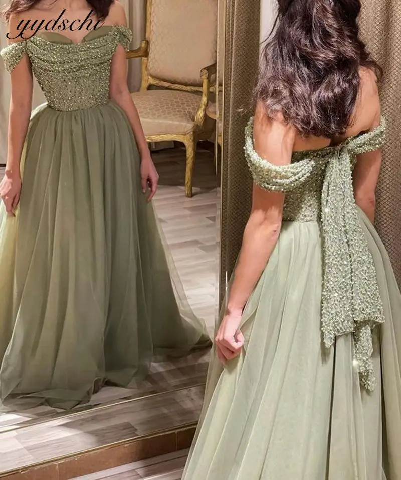 Customized Sequins Prom Dresses 2025 Off The Shoulder A-Line Evening Dress For Women Formal Party Gown Elegant Robes De Soirée
Customized Sequins Prom Dresses 2025 Off The Shoulder A-Line Evening Dress For Women Formal Party Gown Elegant Robes De Soirée