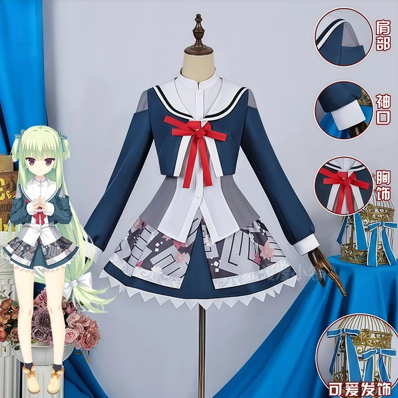 Игра Senren Banka Muragakure Tomotake Yoshino, школьная форма, юбка JK, официальный костюм для косплея, женский костюм для ролевых игр в стиле аниме
Игра Senren Banka Muragakure Tomotake Yoshino, школьная форма, юбка JK, официальный костюм для косплея, женский костюм для ролевых игр в стиле аниме