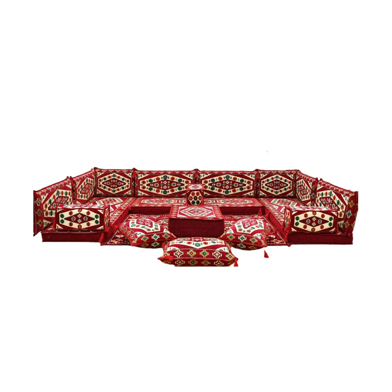 Maroon combination sofa seat patio terrace sofa
Maroon combination sofa seat patio terrace sofa