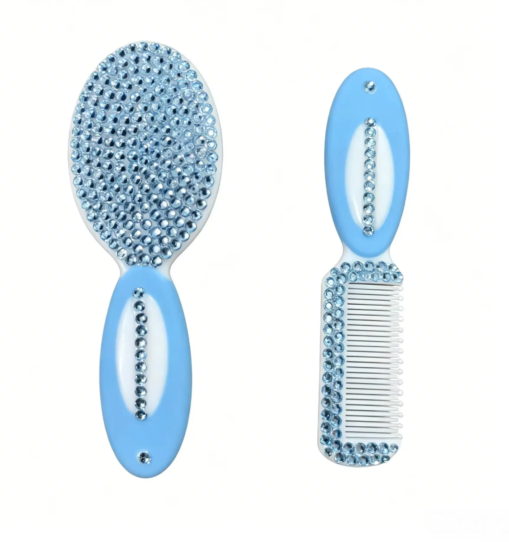 Premium Bling Rhinestone Baby Hair Comb Brush Set Cute Infant Hair Grooming Kit Nursery Decor Baby Gift
Premium Bling Rhinestone Baby Hair Comb Brush Set Cute Infant Hair Grooming Kit Nursery Decor Baby Gift