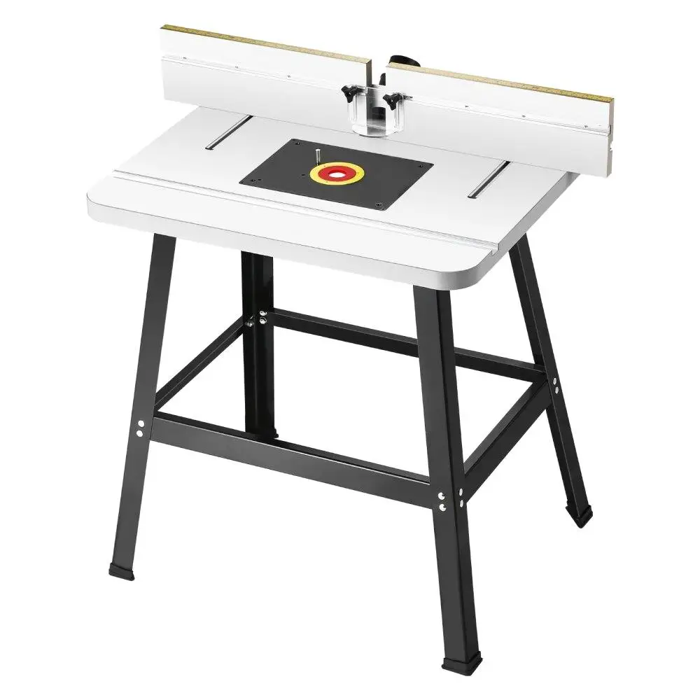 Compact Benchtop Router Table with Surface Adjustable Fence and Dust Collection Port for Woodworking Projects 31.5x23.9in
Compact Benchtop Router Table with Surface Adjustable Fence and Dust Collection Port for Woodworking Projects 31.5x23.9in
