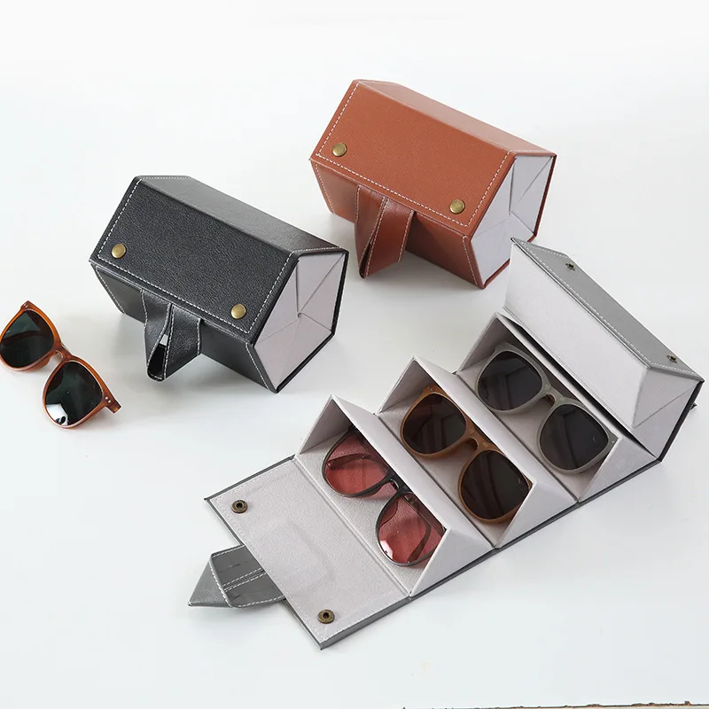 Leather 2 3 4 5 6 Pair Travel Portable Eyeglasses Sunglasses Glasses Folding Organiser Storage Case
Leather 2 3 4 5 6 Pair Travel Portable Eyeglasses Sunglasses Glasses Folding Organiser Storage Case