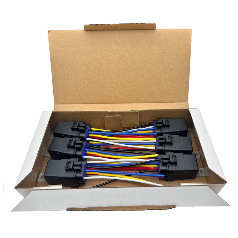 6-pack of 4/5pin Car Waterproof Relay with Harness Set, Car Marine Relays, 12/24V 40A DC Relay Kit dj2912
6-pack of 4/5pin Car Waterproof Relay with Harness Set, Car Marine Relays, 12/24V 40A DC Relay Kit dj2912
