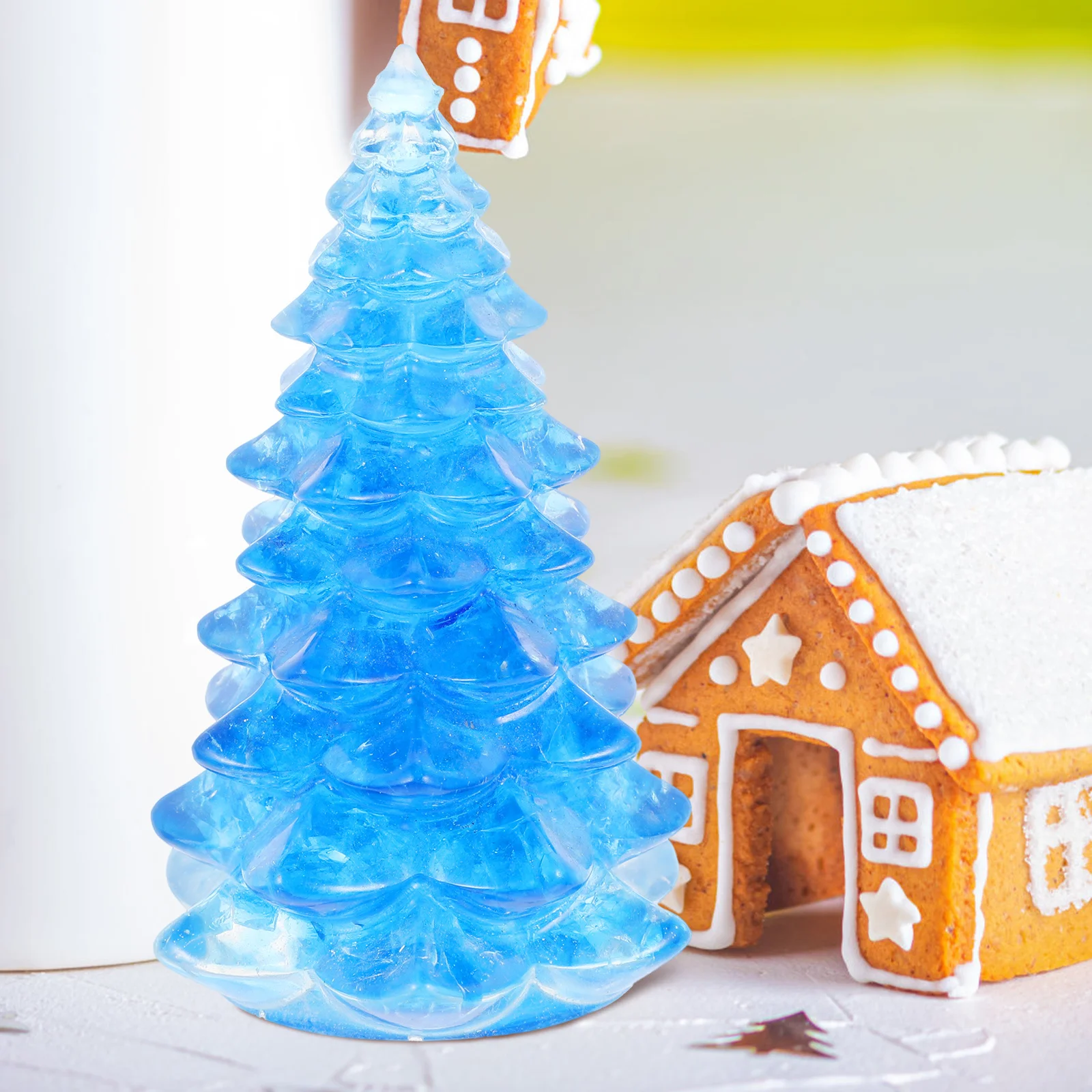 Small Resin Xmas Tree Desktop Decoration Crystal Clear Sturdy Base Christmas Holiday Village Snow Scene Table Decor
Small Resin Xmas Tree Desktop Decoration Crystal Clear Sturdy Base Christmas Holiday Village Snow Scene Table Decor