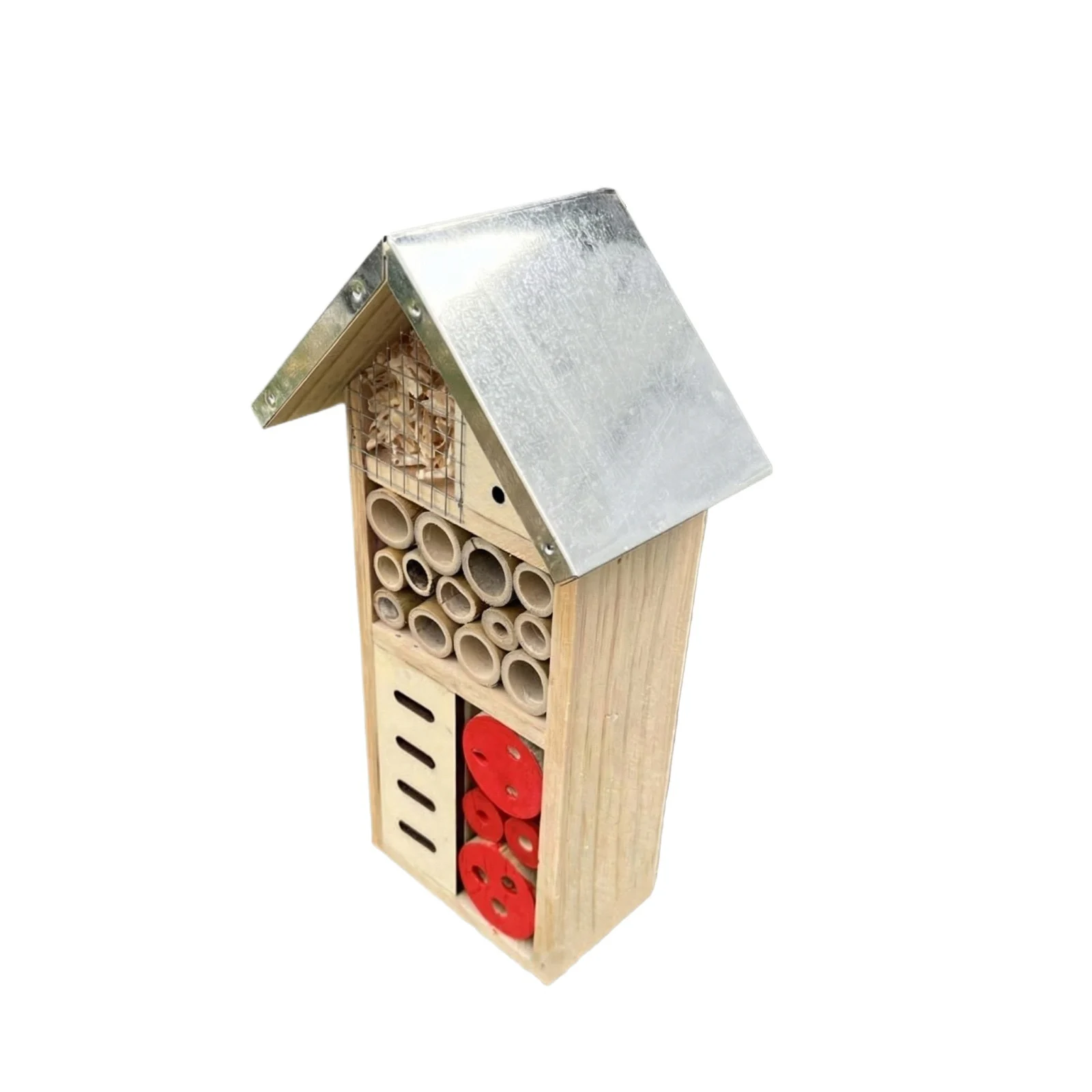 Natural Wooden Insect Hotel, Bee House For Garden, Garden Insect House For Ladybugs, Lacewings, Butterfly, Bee
Natural Wooden Insect Hotel, Bee House For Garden, Garden Insect House For Ladybugs, Lacewings, Butterfly, Bee