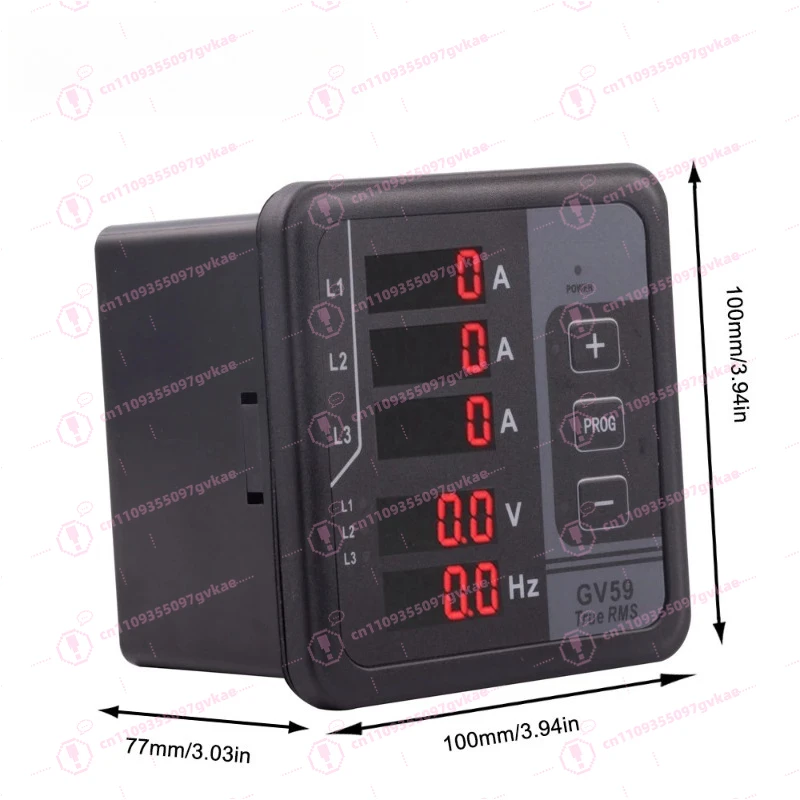 GV58VS GV59 Generator Controller Multifunctional Digital Meter with Protection Function Power Generation Control Panel
