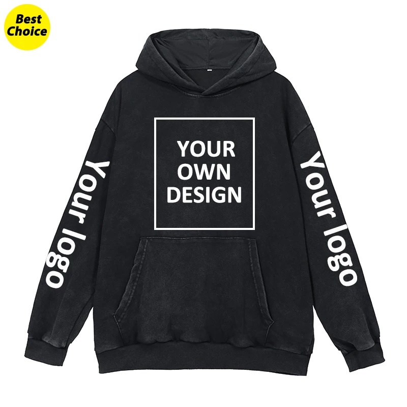 Custom Pattern Logo Print Washed Cotton Hoodies for Men Women Graphic Hooded Sweatshirts Vintage Oversized Loose Pullover Tops
Custom Pattern Logo Print Washed Cotton Hoodies for Men Women Graphic Hooded Sweatshirts Vintage Oversized Loose Pullover Tops