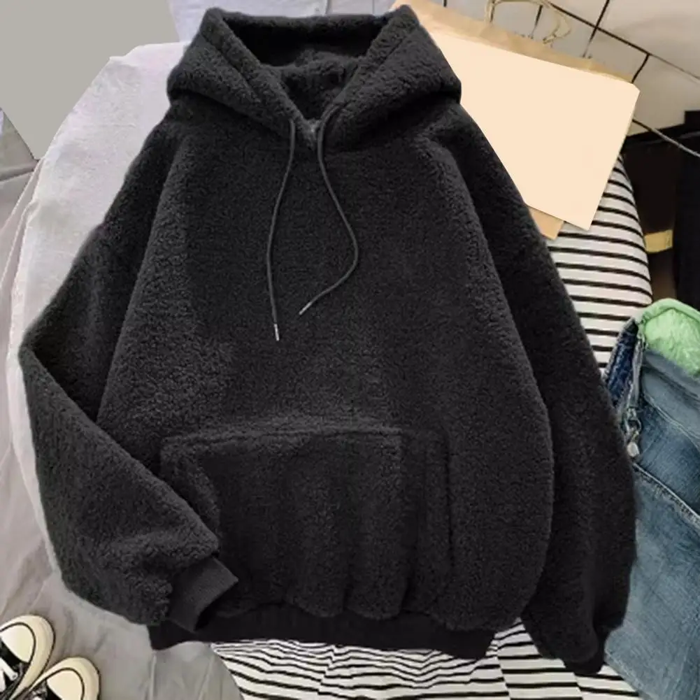2025 Thick Fleece Drawstring Hooded Women's Sweatshirt Oversized Hoodies With Pocket Casual Sherpa Fleece Cozy Fleece Hoody
2025 Thick Fleece Drawstring Hooded Women's Sweatshirt Oversized Hoodies With Pocket Casual Sherpa Fleece Cozy Fleece Hoody