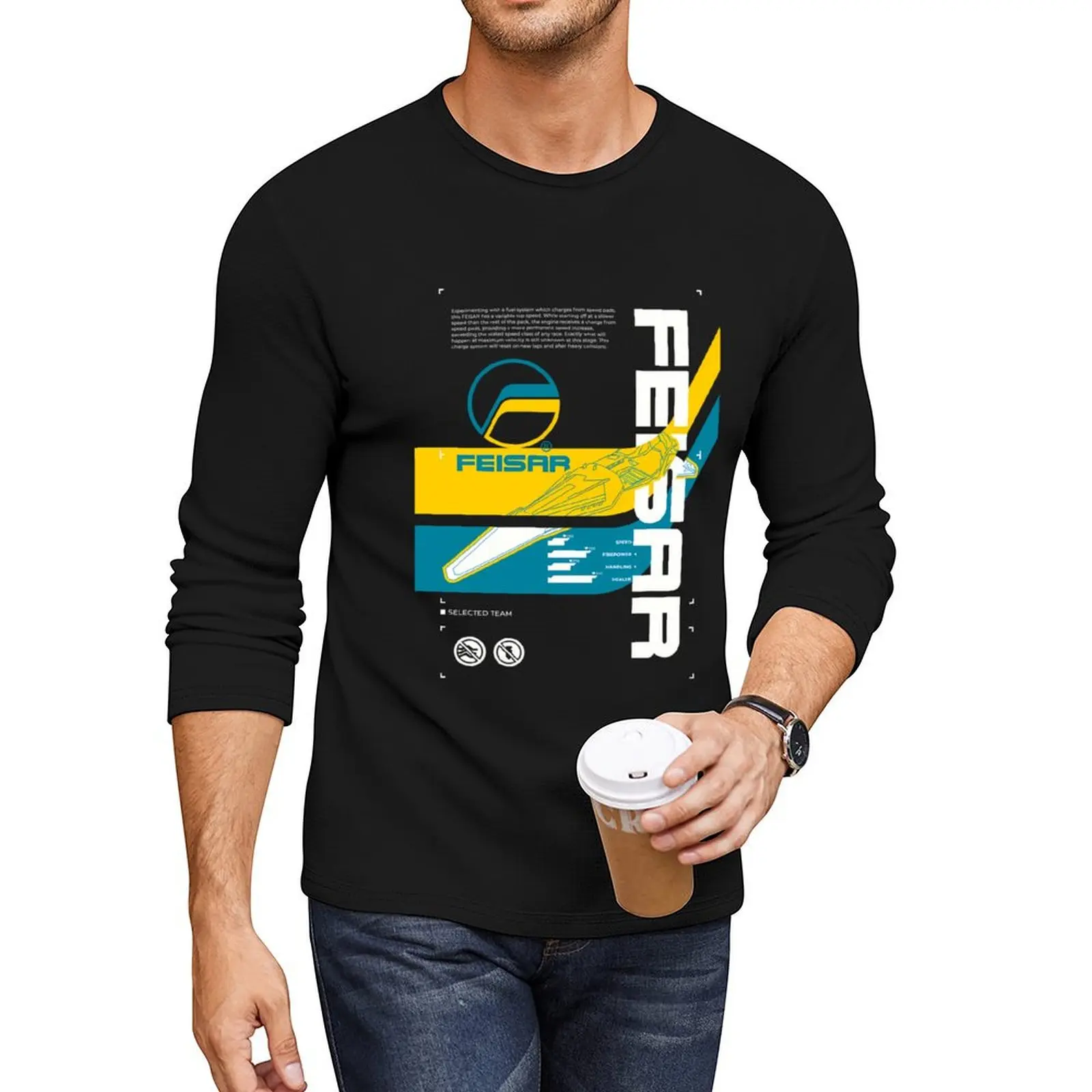 Wipeout 2048 - Feisar - Coverart Long T-Shirt oversized t shirt mens t shirt graphic
Wipeout 2048 - Feisar - Coverart Long T-Shirt oversized t shirt mens t shirt graphic