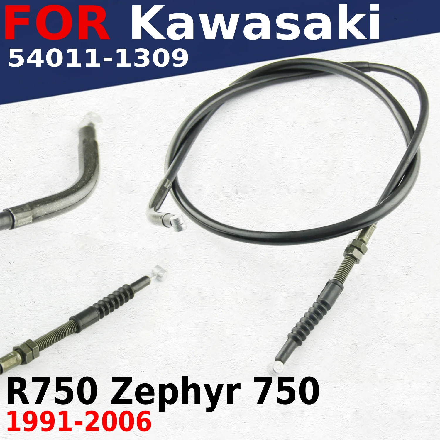 Motorcycle Clutch Control Cable Line For Kawasaki 54011-1309 540111309 ZR750 Zephyr 750 1991-2006
Motorcycle Clutch Control Cable Line For Kawasaki 54011-1309 540111309 ZR750 Zephyr 750 1991-2006