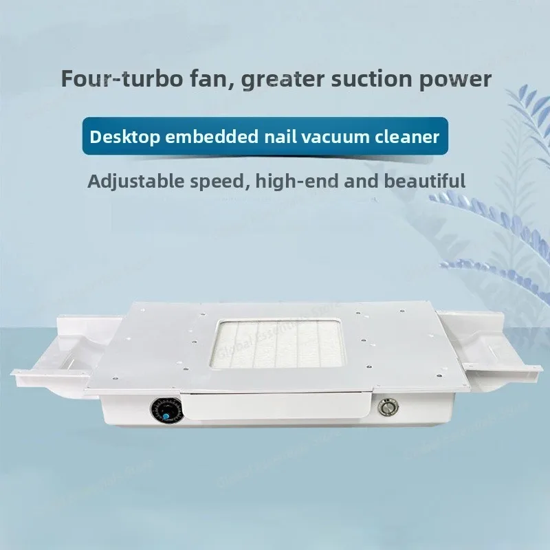 100W White Four-turbine Adjustable Speed Manicure Table Vacuum Cleaner, Embedded Large Suction Nail Dust Machine
100W White Four-turbine Adjustable Speed Manicure Table Vacuum Cleaner, Embedded Large Suction Nail Dust Machine
