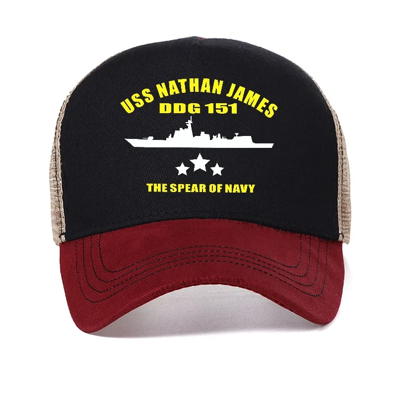 USS Nathan James A Tribute to the Iconic Navy Ship Baseball Cap Outdoor tactics Mesh breathable Trucker hats Casquette
USS Nathan James A Tribute to the Iconic Navy Ship Baseball Cap Outdoor tactics Mesh breathable Trucker hats Casquette