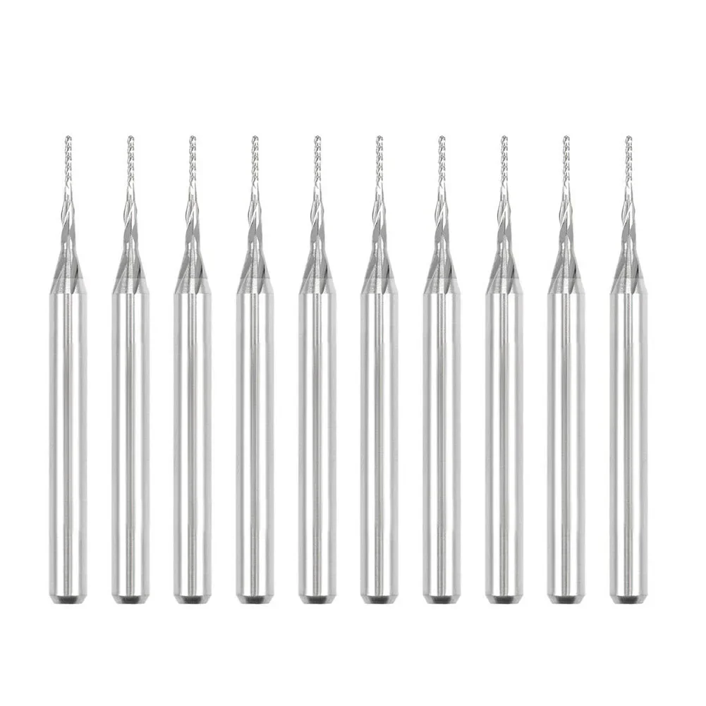 0.6mm Drill Bit Carbide End Mill PCB Engraving Tool Wear Resistant Cutter CNC Machinery Compatible Endmill Silver
0.6mm Drill Bit Carbide End Mill PCB Engraving Tool Wear Resistant Cutter CNC Machinery Compatible Endmill Silver