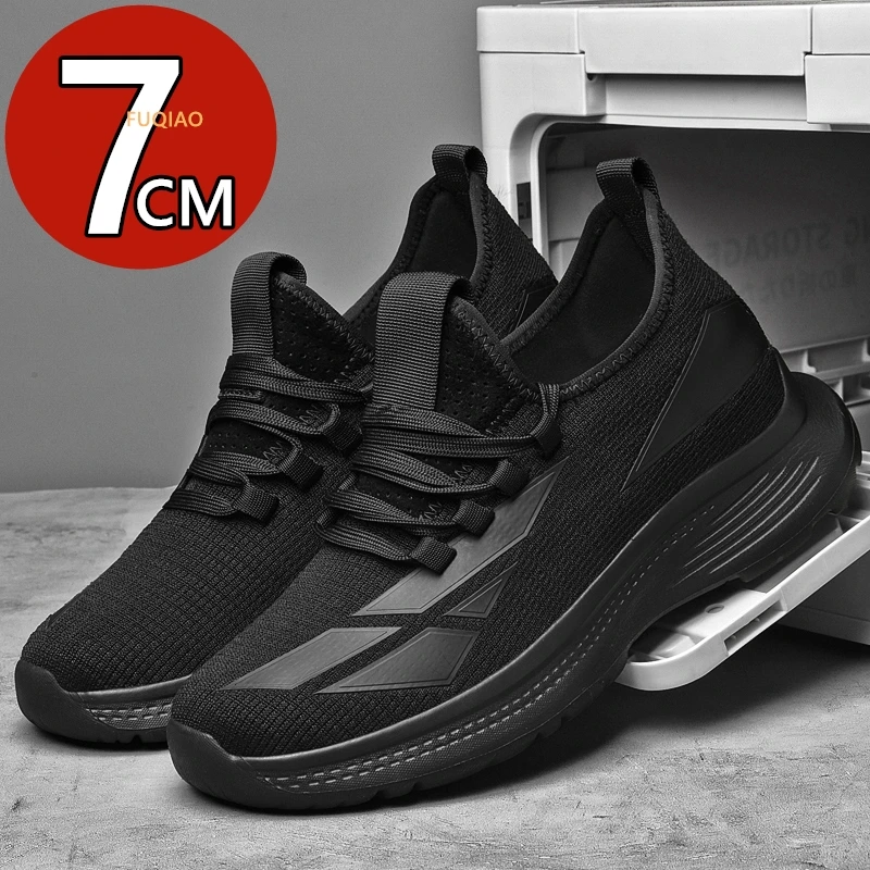 Men 7cm Hidden Height Increasing Elevator Casual Shoes Breathable Mesh Upper Summer Lightweight Sneakers Comfortable Soft Sports
Men 7cm Hidden Height Increasing Elevator Casual Shoes Breathable Mesh Upper Summer Lightweight Sneakers Comfortable Soft Sports