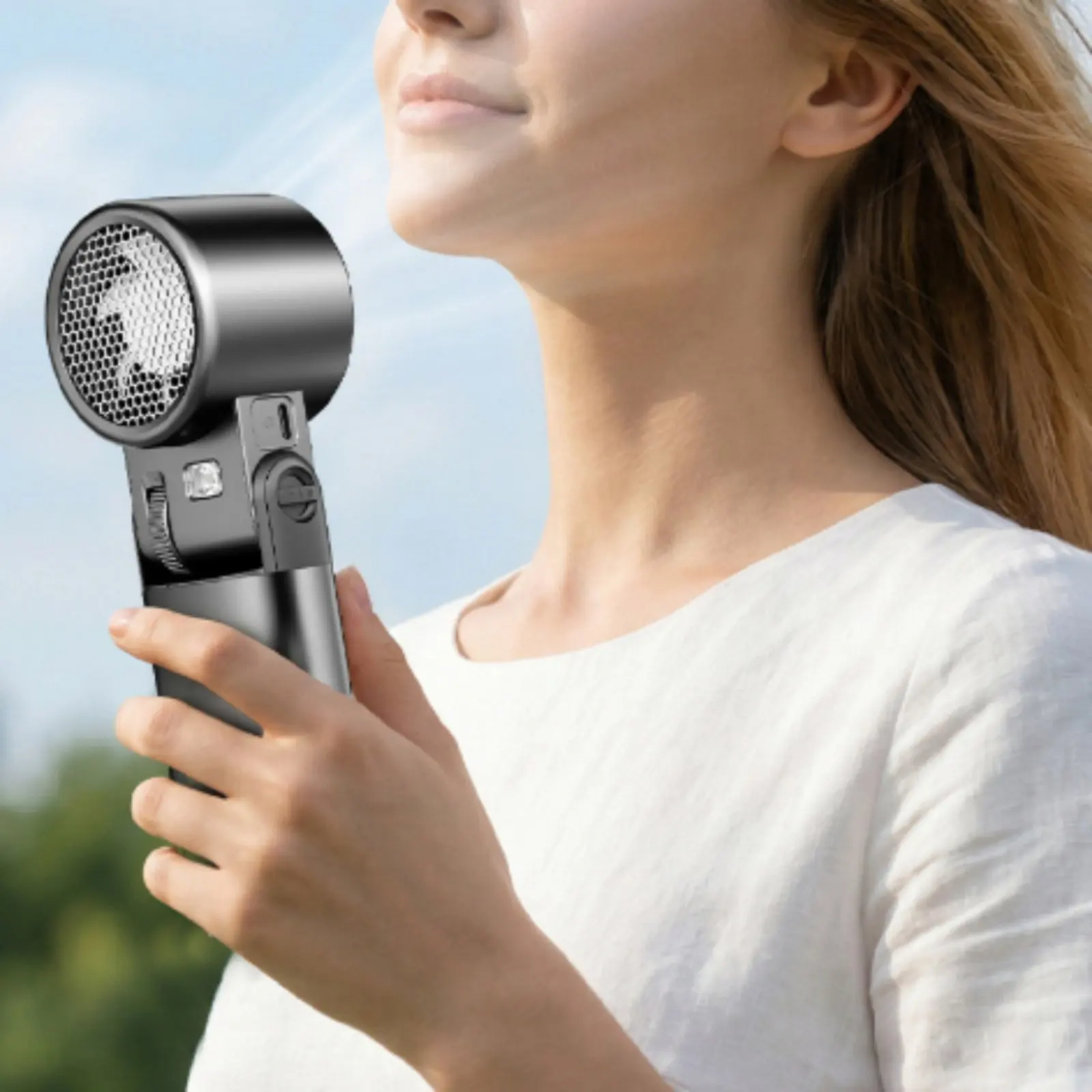 Foldable Neck Fan Super Fast Handheld Cooling Fan LED Display Rechargeable for Outdoor, Office
Foldable Neck Fan Super Fast Handheld Cooling Fan LED Display Rechargeable for Outdoor, Office