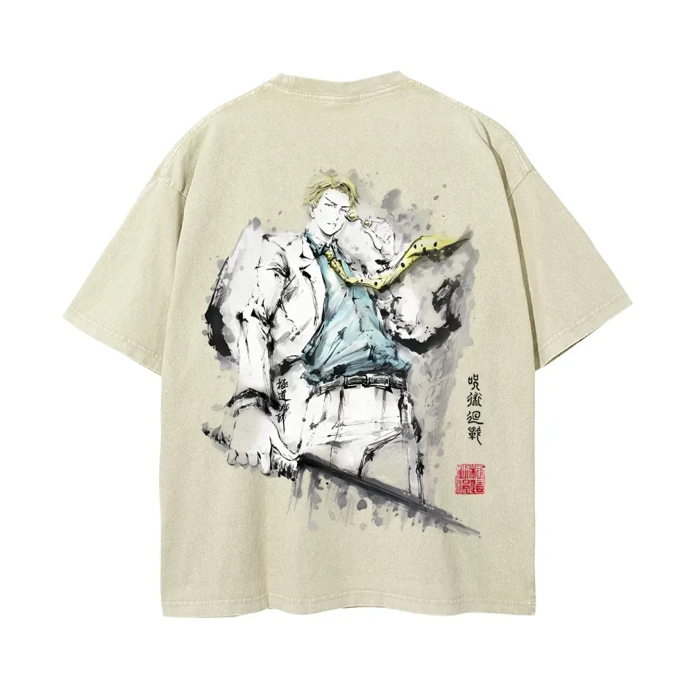 Jujutsu Kaisen 2025 аниме Nanami, стираная футболка, мужская Harajuku, летняя винтажная уличная женская повседневная футболка большого размера с короткими рукавами
Jujutsu Kaisen 2025 аниме Nanami, стираная футболка, мужская Harajuku, летняя винтажная уличная женская повседневная футболка большого размера с короткими рукавами