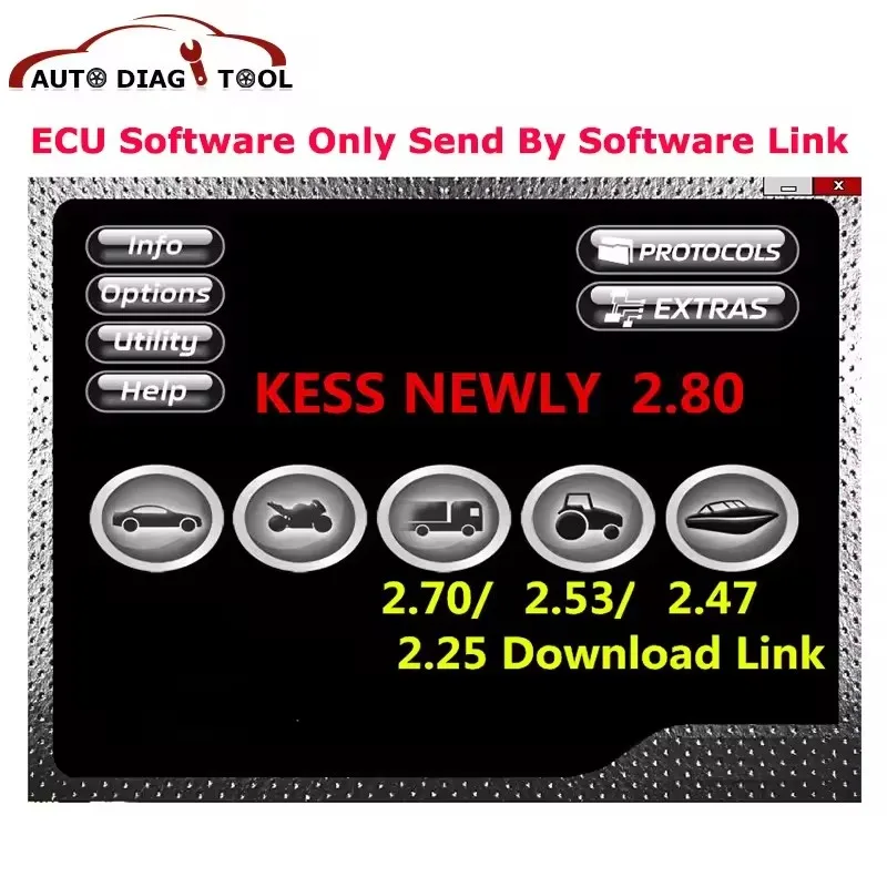 Новое программное обеспечение Ksuite 2.80 для Kess V5.017 ECU Master Ktag 2.25 Online Ksuite SW 2.80 OBD2 Programmer Tool 2024 года
Новое программное обеспечение Ksuite 2.80 для Kess V5.017 ECU Master Ktag 2.25 Online Ksuite SW 2.80 OBD2 Programmer Tool 2024 года