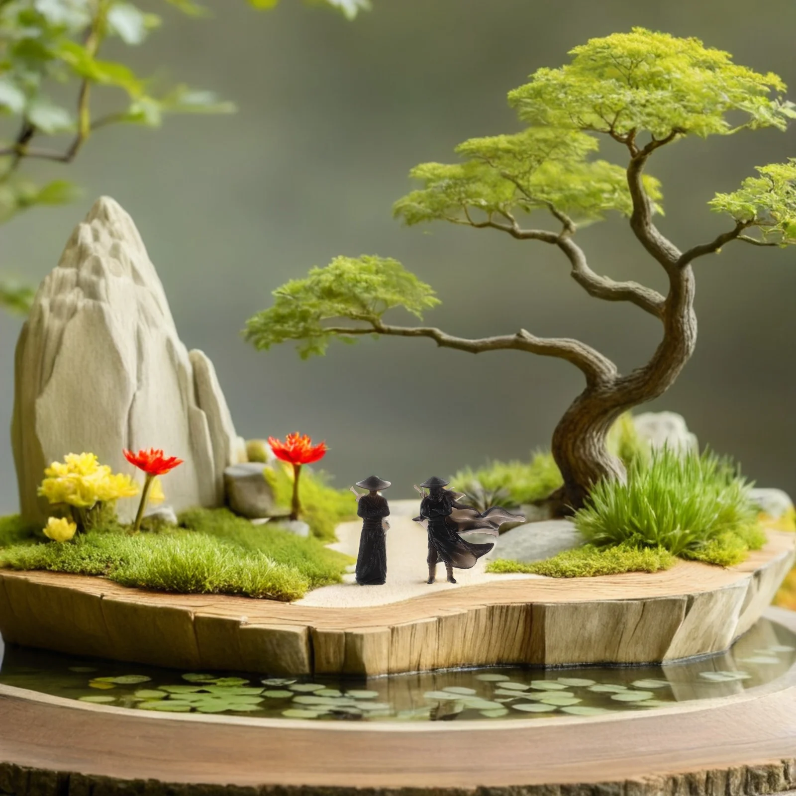 Gufengxiake Ornaments Bonsai Landscaping Accessories Black Plastic Chinese Style s
Gufengxiake Ornaments Bonsai Landscaping Accessories Black Plastic Chinese Style s