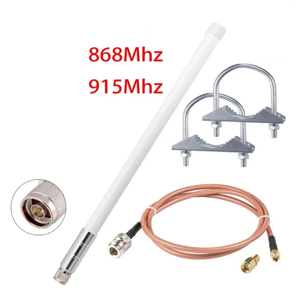 RAK Wireless M1 HNT 868Mhz 915Mhz Antenna for Urban Monitoring 5 8dBi Outdoor 42cm White Male N Male Connector
RAK Wireless M1 HNT 868Mhz 915Mhz Antenna for Urban Monitoring 5 8dBi Outdoor 42cm White Male N Male Connector