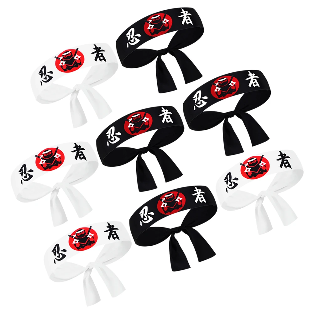 8 Pcs Headband Bandana for Men Hachimaki Cosplay Hibachi Chef Outfit Bandanas Polyester
8 Pcs Headband Bandana for Men Hachimaki Cosplay Hibachi Chef Outfit Bandanas Polyester