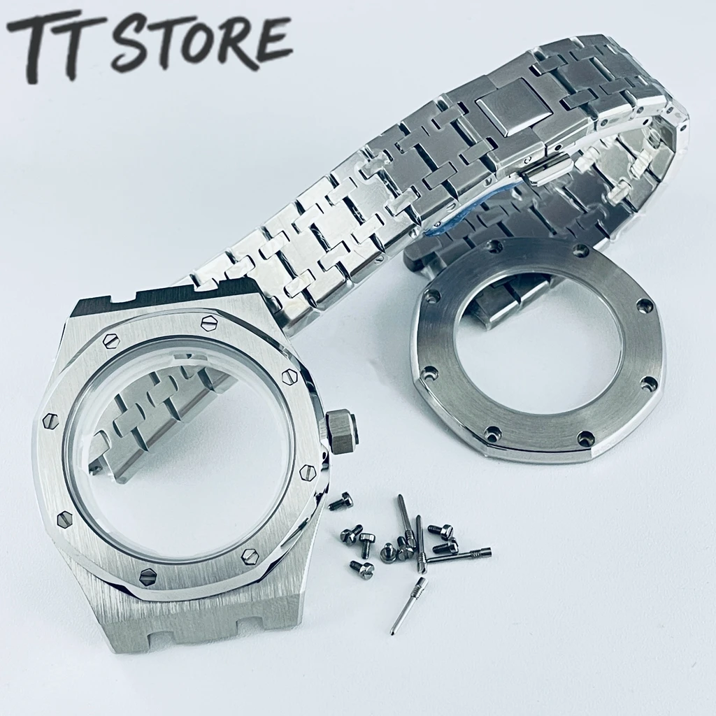 41mm AP Watch Case Modified NH35 Movement Transparent Back Sapphire Crystal Watch Parts for NH34 NH35 NH36
41mm AP Watch Case Modified NH35 Movement Transparent Back Sapphire Crystal Watch Parts for NH34 NH35 NH36