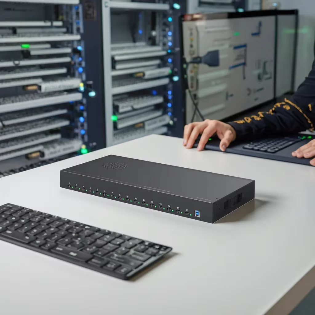 Sipolar A-165CP 600W 16 Ports Usb3.0 PD Charging Hub 1u Rack-mount Usb 5Gbps Data Transfer 30W Charging
Sipolar A-165CP 600W 16 Ports Usb3.0 PD Charging Hub 1u Rack-mount Usb 5Gbps Data Transfer 30W Charging