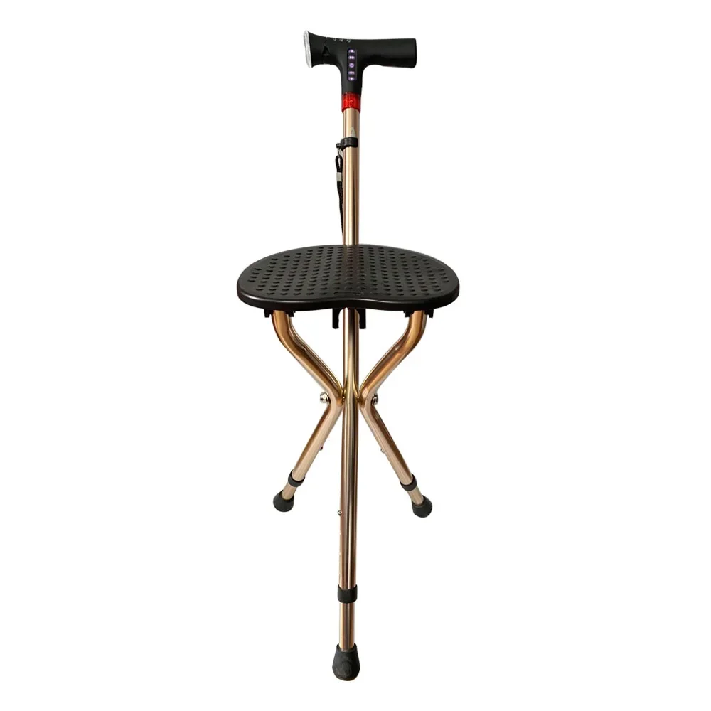 Rehabilitation Device Folding Cane Chair with Radio and Alarm multifunctional folding crutch stool
Rehabilitation Device Folding Cane Chair with Radio and Alarm multifunctional folding crutch stool