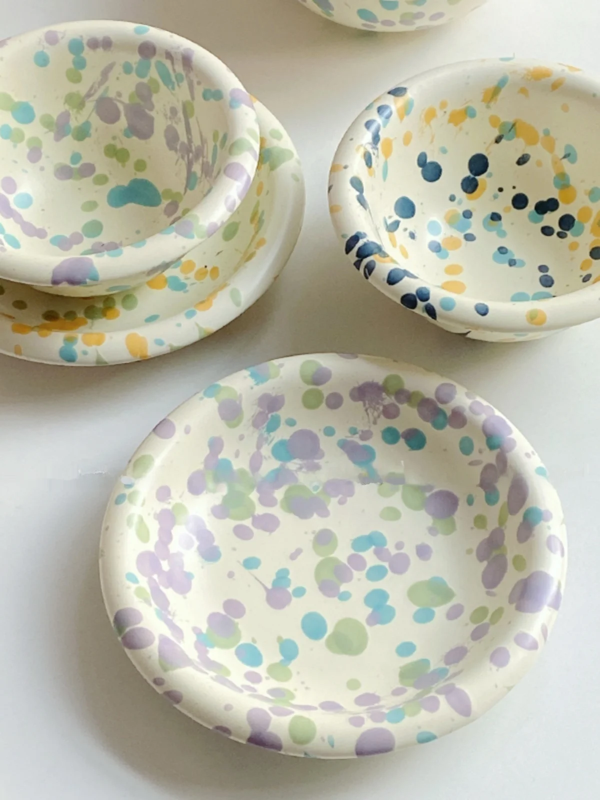High Aesthetic Value Cerc Bowl Set Fre Breakfast Fruit Salad Yogurt Bowl Plate Spill Ink Design Nordic Sle Home Use
High Aesthetic Value Cerc Bowl Set Fre Breakfast Fruit Salad Yogurt Bowl Plate Spill Ink Design Nordic Sle Home Use