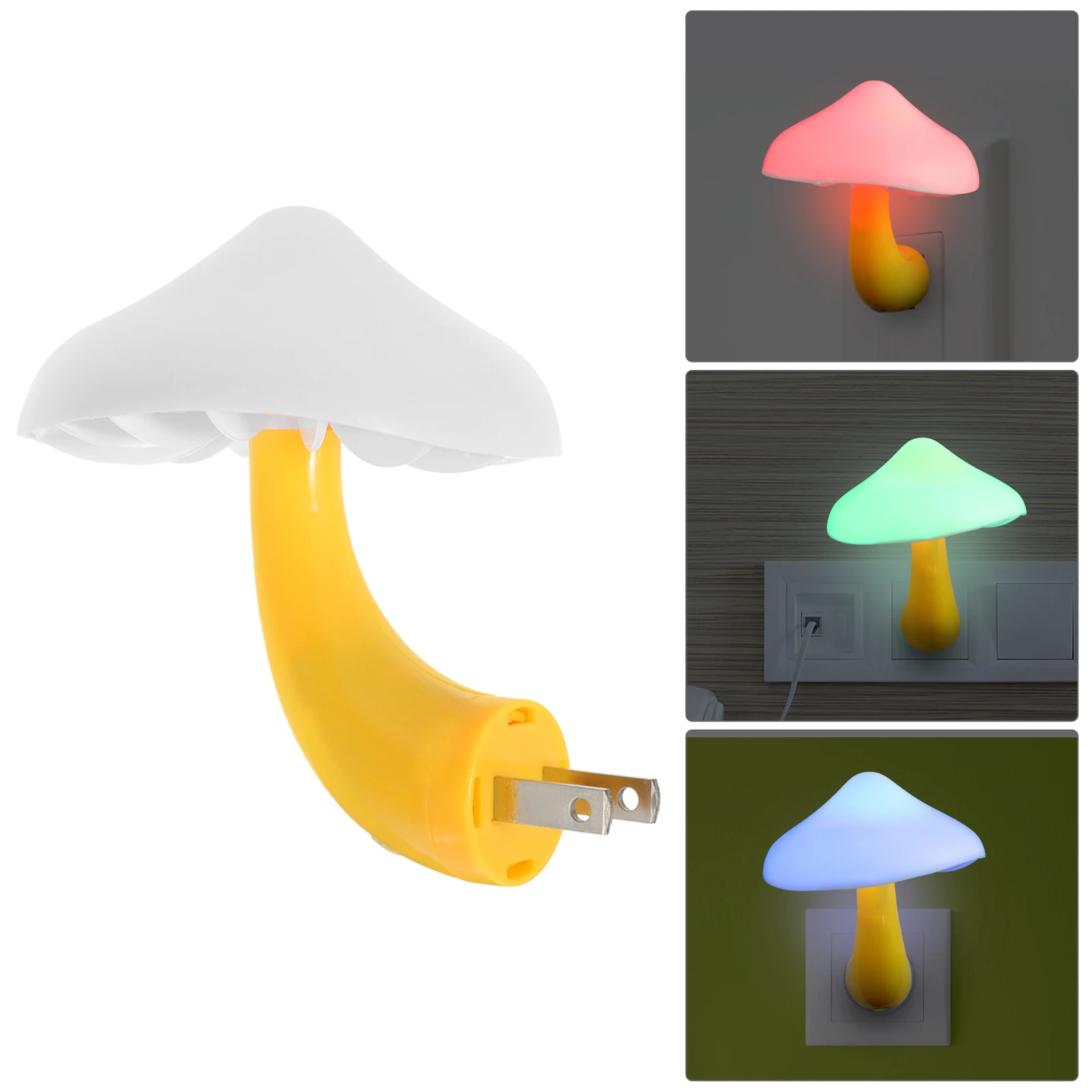 4pcs Mushroom Night Light LED Mini Luminous Plug in Bedroom Decorative Lights for Children Rooms Living Spaces
4pcs Mushroom Night Light LED Mini Luminous Plug in Bedroom Decorative Lights for Children Rooms Living Spaces