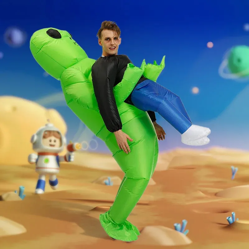 ET Alien inflatable suit Alien Monster Inflatable Costume Scary Green Alien Cosplay Costume For Adult Party Festival Stage
ET Alien inflatable suit Alien Monster Inflatable Costume Scary Green Alien Cosplay Costume For Adult Party Festival Stage