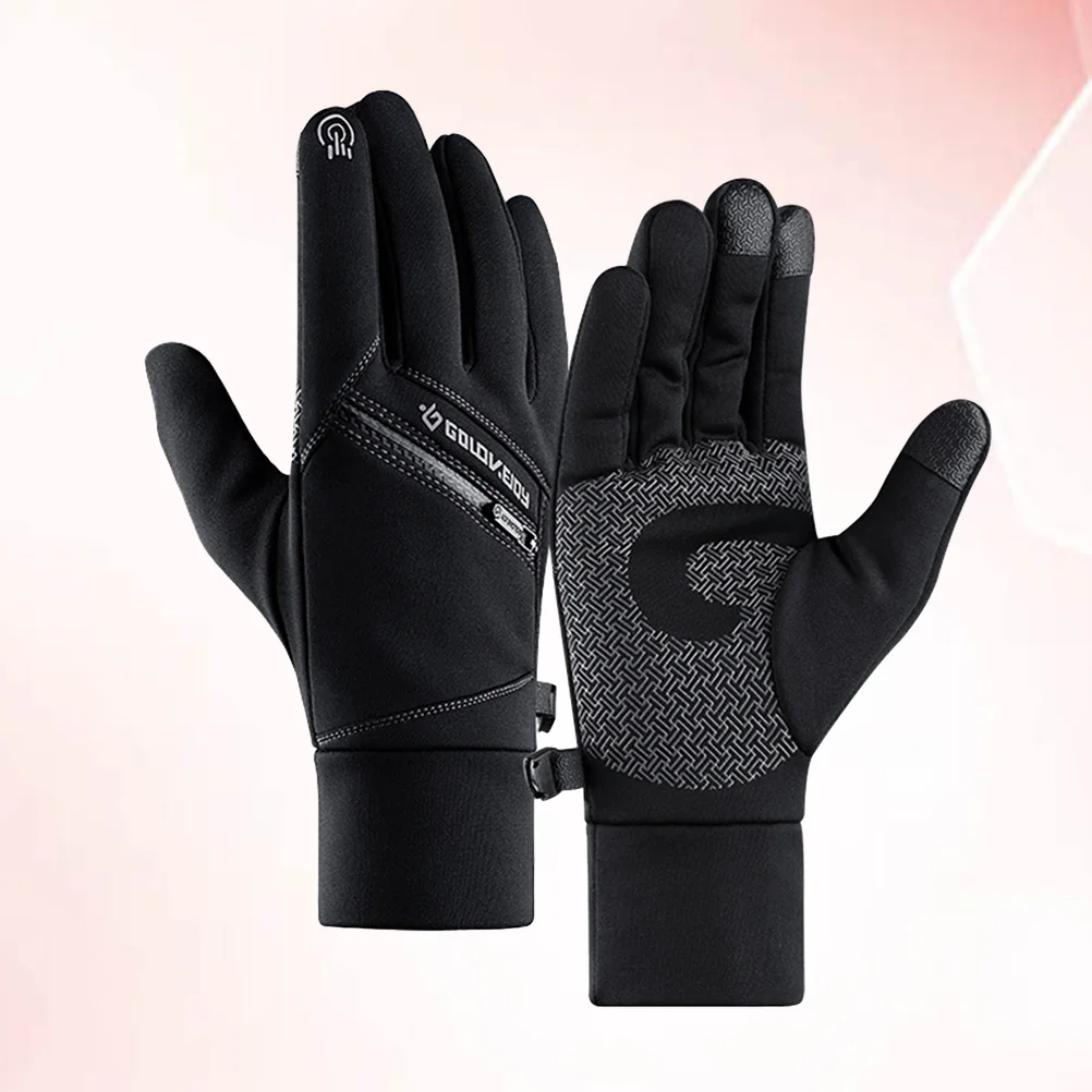 Gloves Waterproof Warm Anti-slip Elastic Gloves Screen Touch Zippered for Hiking Camping Cycling Skiing - Size M(G
Gloves Waterproof Warm Anti-slip Elastic Gloves Screen Touch Zippered for Hiking Camping Cycling Skiing - Size M(G