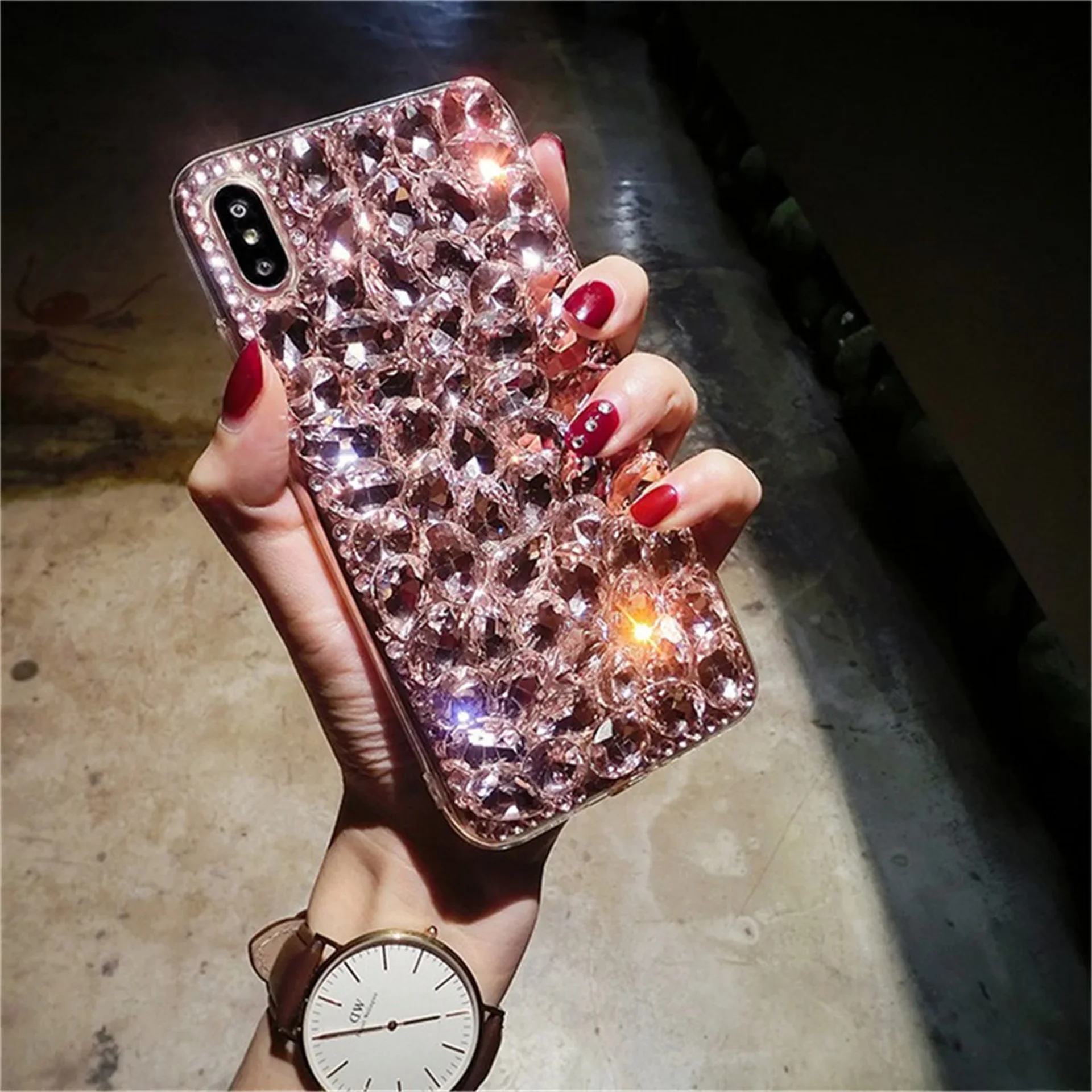 Luxury Rhinestone Phone Case for Women, Diamond Glitter Cover, Pink, For iPhone 16 14, 15 Plus, 13 Pro, 12 Mini, 11 Pro MAX
Luxury Rhinestone Phone Case for Women, Diamond Glitter Cover, Pink, For iPhone 16 14, 15 Plus, 13 Pro, 12 Mini, 11 Pro MAX