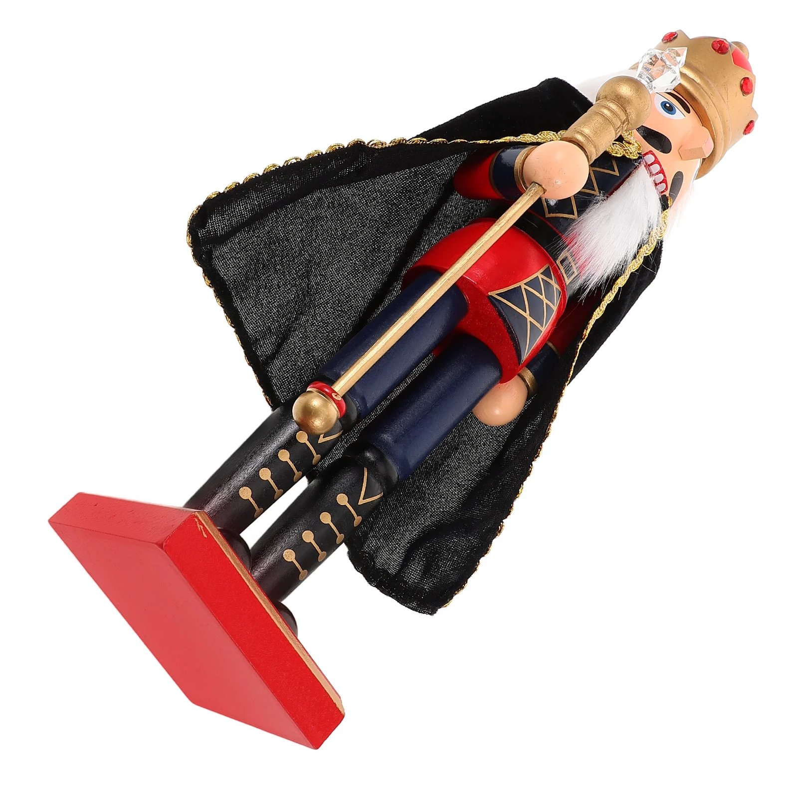 Wooden Nutcrackers King Cape Soldier Figurine Holiday Home Decor Christmas Desktop Festival Nutcrackers Gift Festival Adornment
Wooden Nutcrackers King Cape Soldier Figurine Holiday Home Decor Christmas Desktop Festival Nutcrackers Gift Festival Adornment