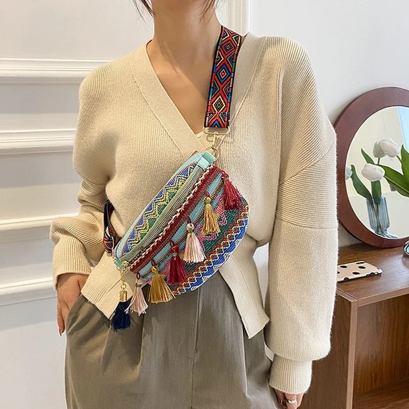 Ethnic Print Women's Chest Bag - 2025 Summer Crossbody Waist Pack, Boho Shoulder Purse & Fashion Belt Bag
Ethnic Print Women's Chest Bag - 2025 Summer Crossbody Waist Pack, Boho Shoulder Purse & Fashion Belt Bag