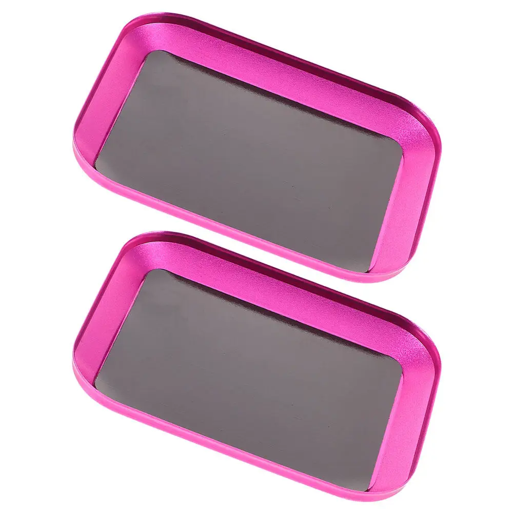 2Pcs Magnetic Screw Tray Aluminum Alloy Organizer Lightweight Durable for Automotive Repair Small Parts Storage Bowl
2Pcs Magnetic Screw Tray Aluminum Alloy Organizer Lightweight Durable for Automotive Repair Small Parts Storage Bowl
