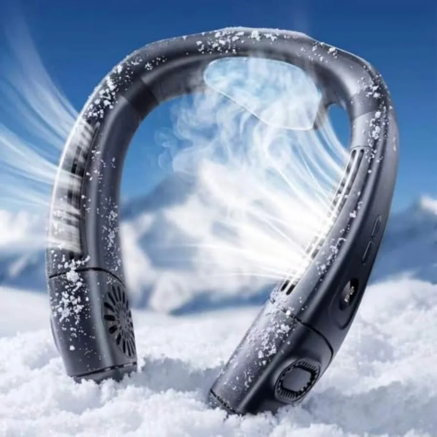 Neck Air Conditioner Fans That Blow Cold Air, 8000 mAh Battery Operated Wearable Cooling Device Fan, Bladeless, Rechargeable Fa
Neck Air Conditioner Fans That Blow Cold Air, 8000 mAh Battery Operated Wearable Cooling Device Fan, Bladeless, Rechargeable Fa